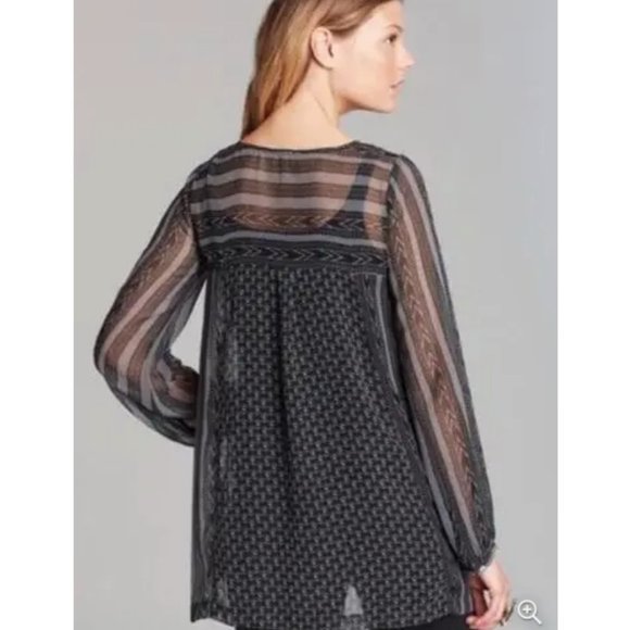 Free People Feather in the Wind Embellished Top - M - Picture 8 of 8